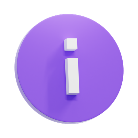 Info  3D Icon