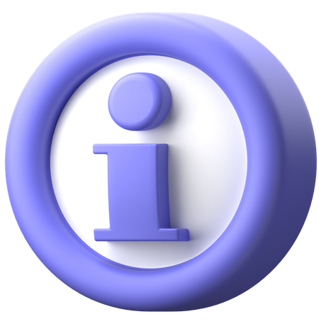 Info  3D Icon