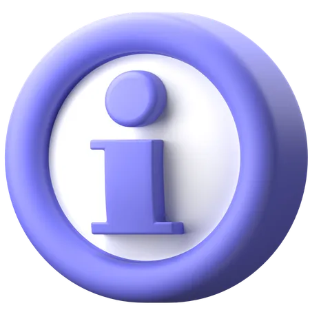 Info  3D Icon