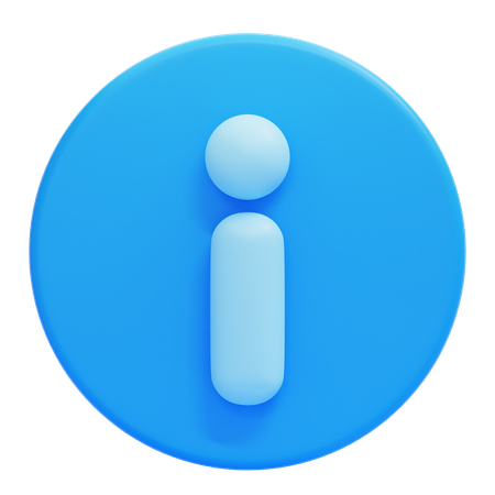 Info  3D Icon