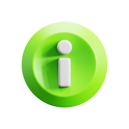 Info  3D Icon