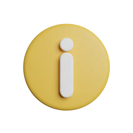 Info  3D Icon