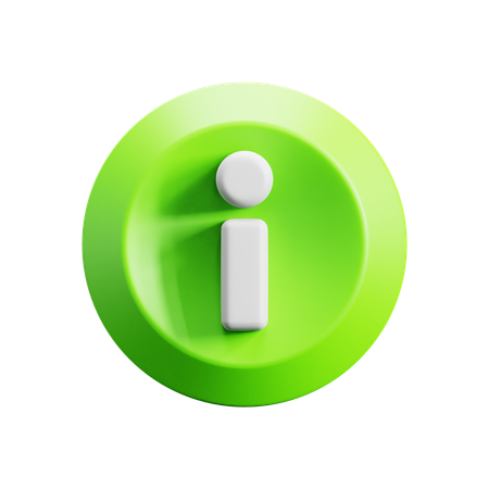 Info  3D Icon