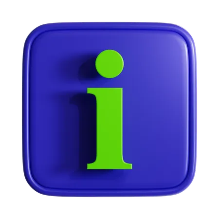 Info  3D Icon