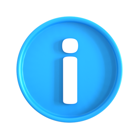 Info  3D Icon