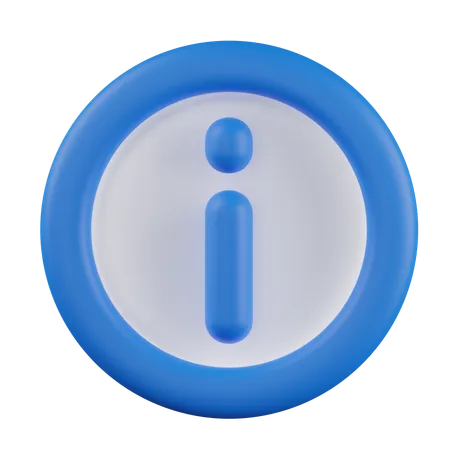 Info  3D Icon