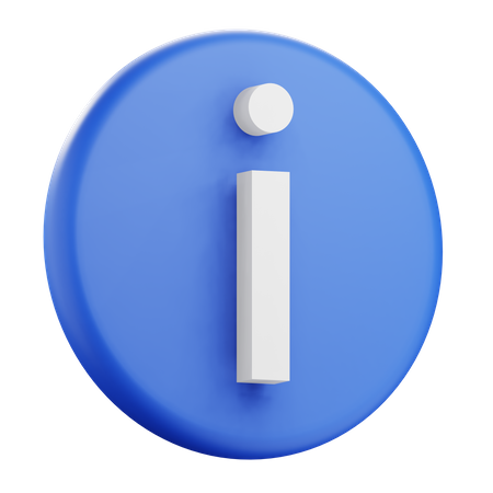 Info  3D Icon