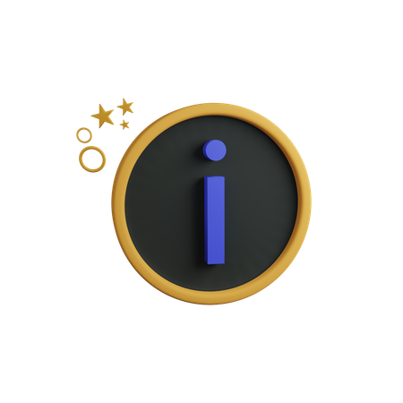 Info  3D Icon