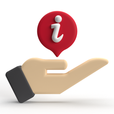 Info  3D Icon