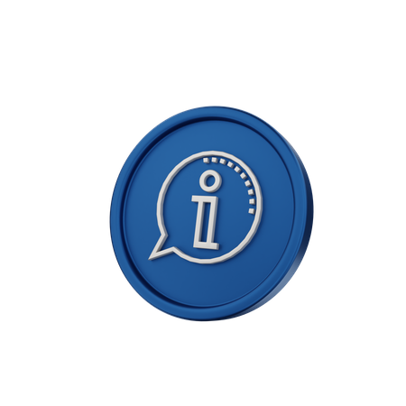 Info  3D Icon
