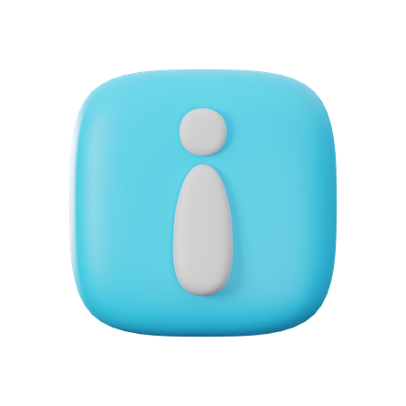 Info  3D Icon