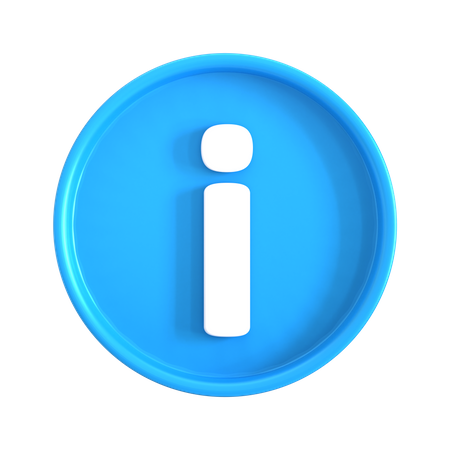 Info  3D Icon
