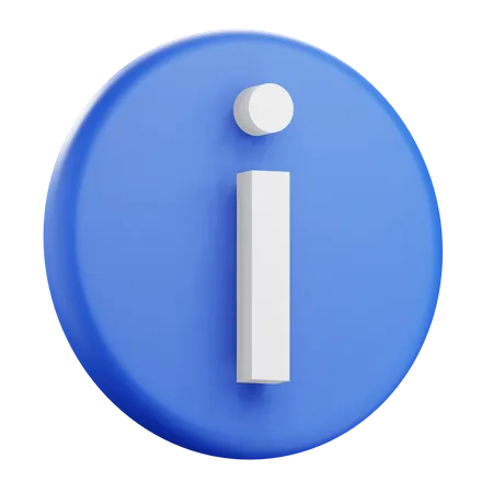 Info  3D Icon