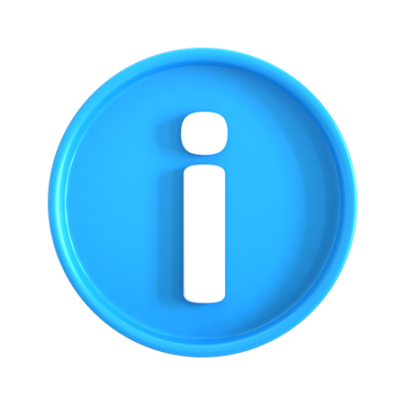 Información  3D Icon