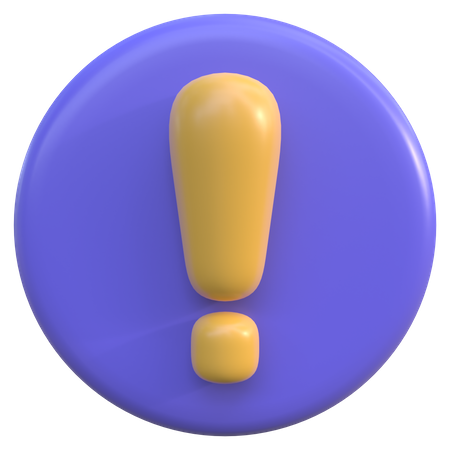 Info Button  3D Icon