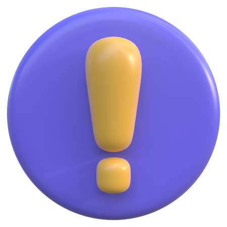 Info Button  3D Icon