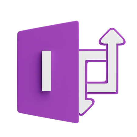 Chemin d'information  3D Icon