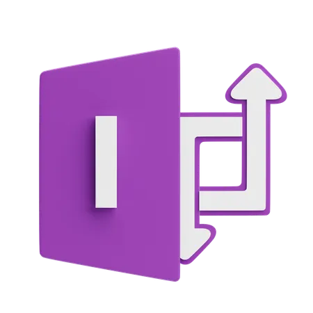 Chemin d'information  3D Icon