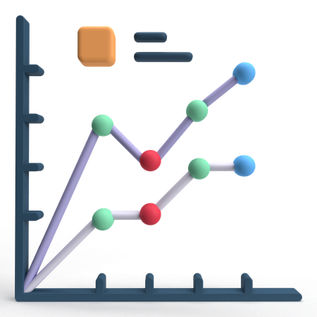 Informations sur la croissance  3D Icon