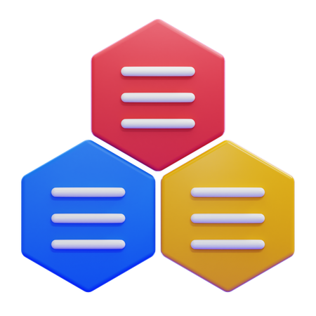 INFO HEXAGON  3D Icon