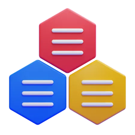 INFO HEXAGON  3D Icon