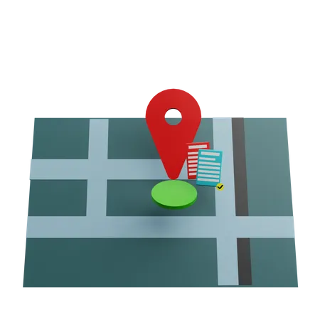 Localização de informações  3D Icon