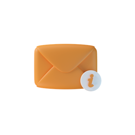 Info Mail  3D Icon