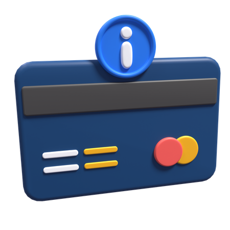 Information de paiement  3D Icon