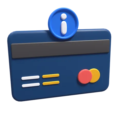 Information de paiement  3D Icon