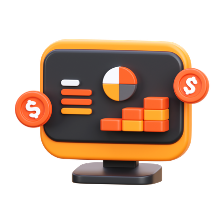 Infografía en línea  3D Icon