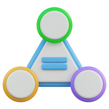 Análise infográfica  3D Icon