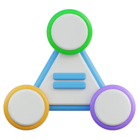 Análise infográfica  3D Icon