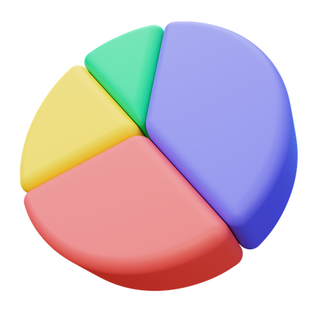 Infográficos de gráfico de pizza  3D Icon