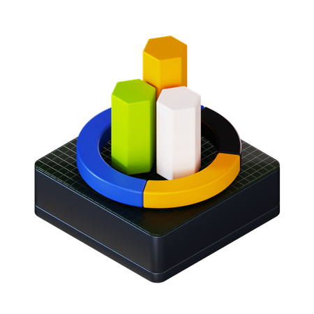 Infographic Chart  3D Icon