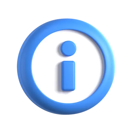 Informações  3D Icon