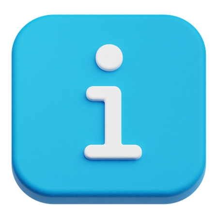 Informações  3D Icon