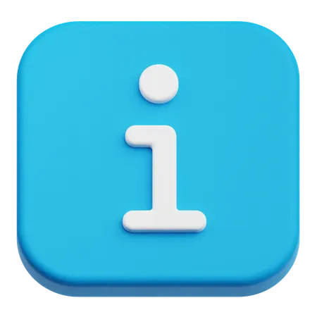 Informações  3D Icon