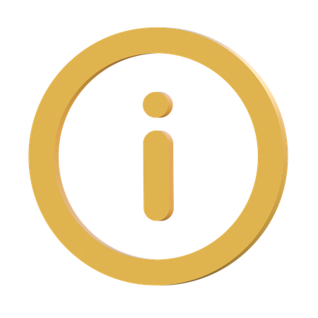 Informações  3D Icon