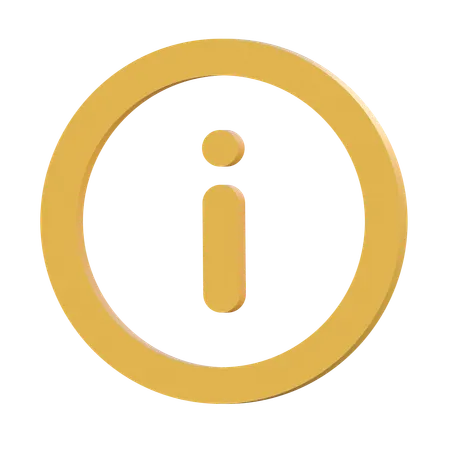 Informações  3D Icon