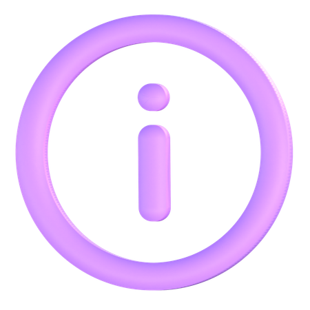 Informações  3D Icon