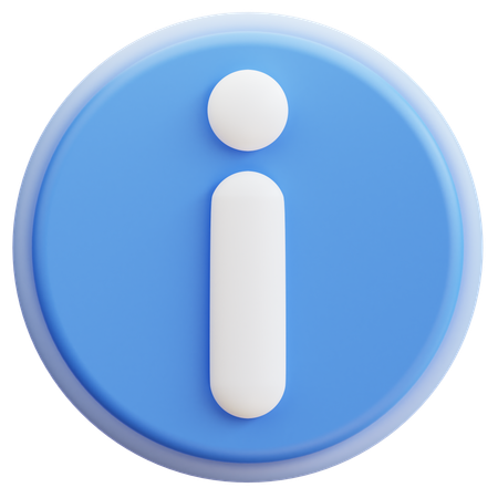Informações  3D Icon