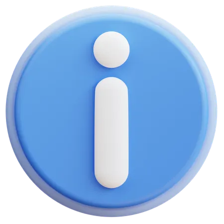 Informações  3D Icon