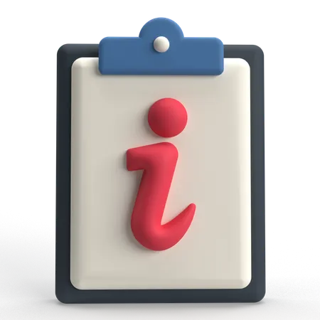 Informações  3D Icon