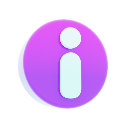 Informações  3D Icon