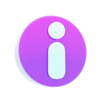 Informações  3D Icon