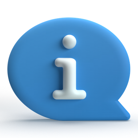 Informações  3D Icon