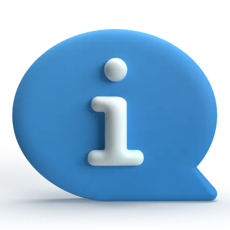 Informações  3D Icon