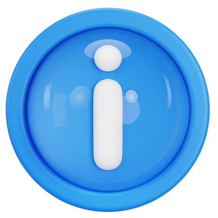 Informações  3D Icon