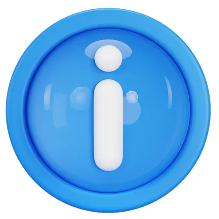 Informações  3D Icon