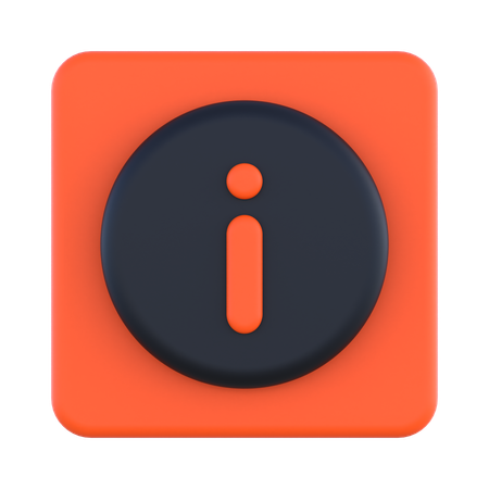 Informação  3D Icon